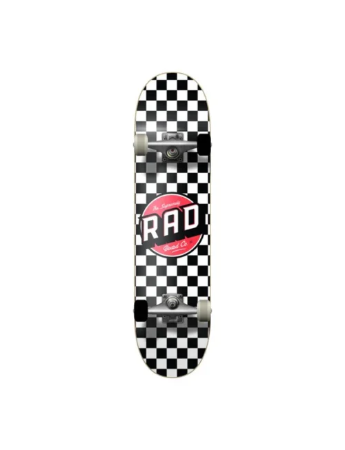 RAD Wheels Checker Complete Skateboard